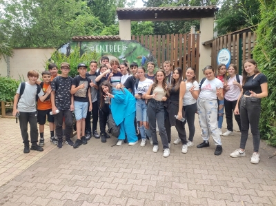 sortie de fin d’année au Zoo de Saint Martin la Plaine