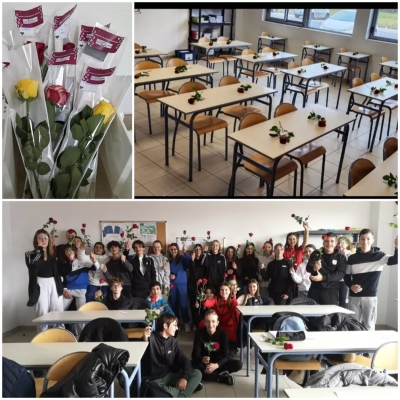 Distribution des roses