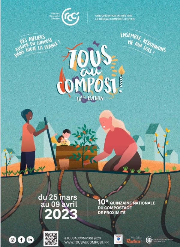 Tous au compost édition 2023 du 25 Mars au 09 Avril !