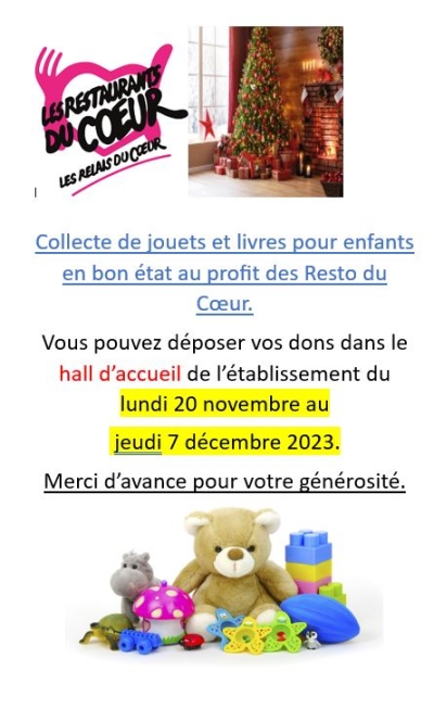 Collecte de jouets